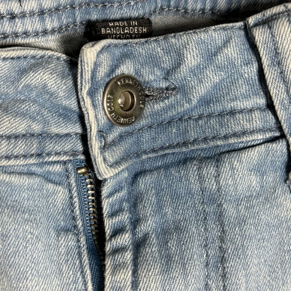 Kenneth Cole Mens Light Wash Denim Jeans Size 32 Straight Leg - Picture 4 of 11